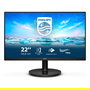 Philips 222V8LA/00 Monitor 21.5 Pulgadas (54.6 cm) Full HD 1920x1080 VA 75Hz, HDMI 1.4, DisplayPort 1.2, Low Blue Light, Flicker Free, Negro
