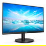 Philips 222V8LA/00 Monitor 21.5 Pulgadas (54.6 cm) Full HD 1920x1080 VA 75Hz, HDMI 1.4, DisplayPort 1.2, Low Blue Light, Flicker Free, Negro