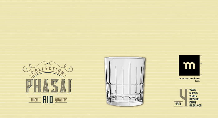 La Mediterranea Vaso Phasai Rio 350ml