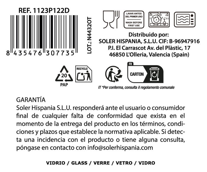 La Mediterranea Vaso Phasai Rio 350ml