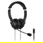 Kensington Auriculares USB-C con Micrófono, Alámbrico, Llamadas/Música, Diadema, Negro