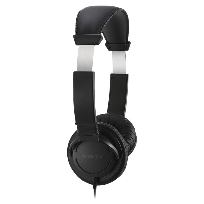 Kensington Auriculares USB-C con Micrófono, Alámbrico, Llamadas/Música, Diadema, Negro