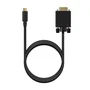 Aisens Cable Conversor USB-C a VGA, 1.8m, Negro