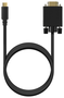 Aisens Cable Conversor USB-C a VGA, 1.8m, Negro