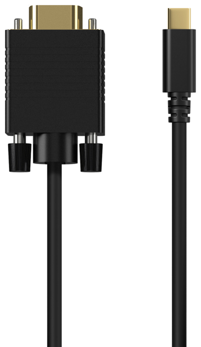 Aisens Cable Conversor USB-C a VGA, 1.8m, Negro