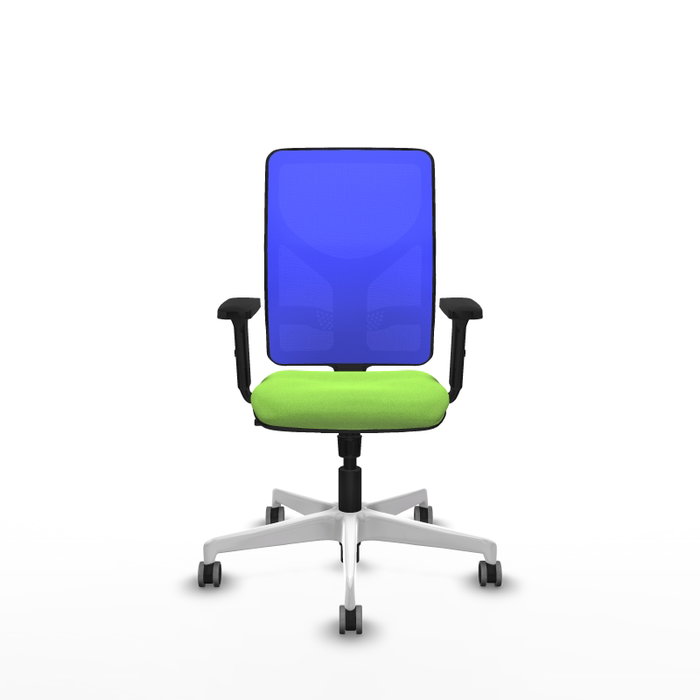 PIQUERAS Y CRESPO Silla de oficina Motilla con mecanismo Sincro, Pistacho y Azul PIQUERAS Y CRESPO Silla de oficina Motilla con mecanismo Sincro, Pistacho y Azul