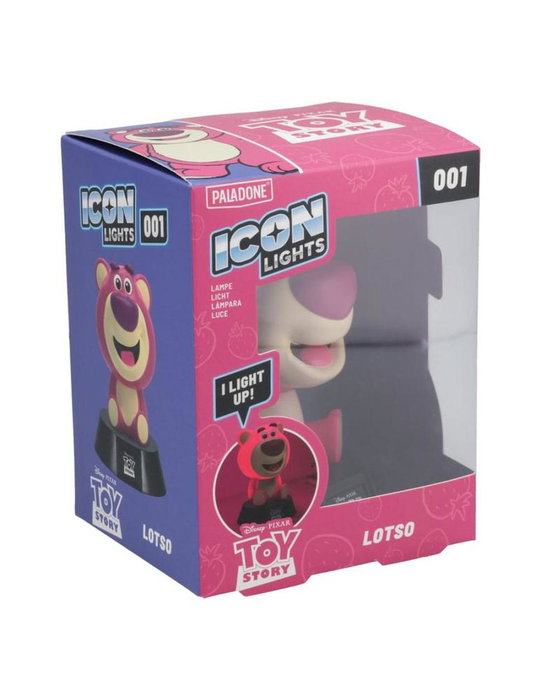Paladone Lámpara Decorativa Toy Story Lotso Huggin Bear 11 cm - Figura Coleccionable Oficial de Disney Pixar con Luz