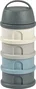 Beaba Caja de doser con 4 compartimentos, gris mineral / azul