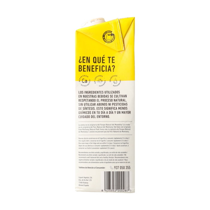 Monsoy Bebida de Avena con Calcio Bio 1L Monsoy Bebida de Avena con Calcio Bio 1L