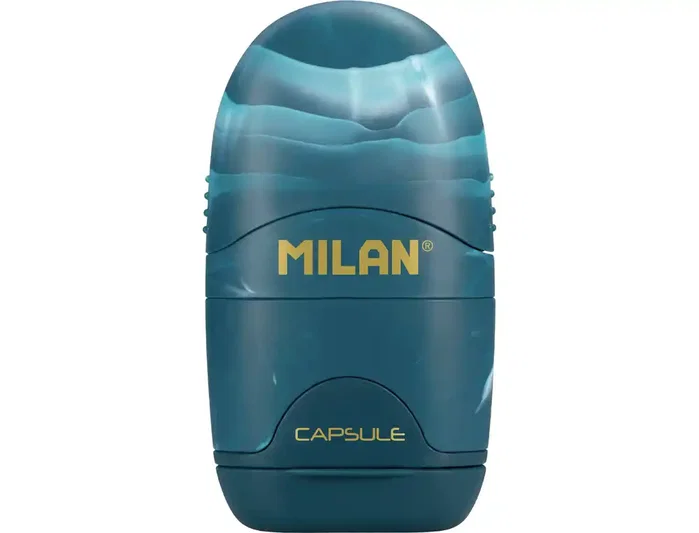 Milan Serie Lava Set de Escritura Azul con Bolígrafo P1, Portaminas PL1 y Afilaborra Capsule