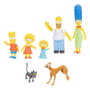 JAKKS PACIFIC Pack de 7 Figuras de la Familia Los Simpson de 6cm