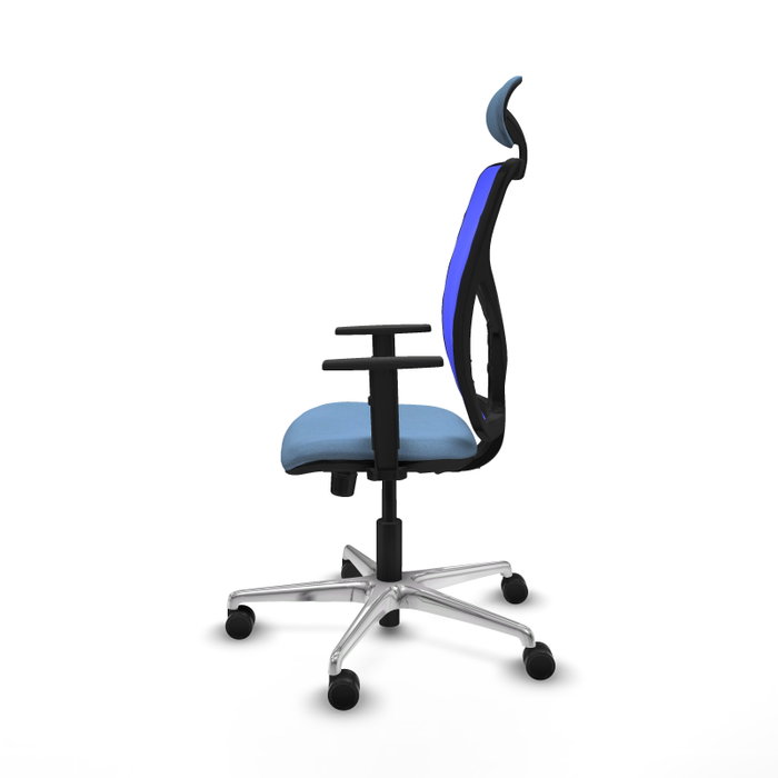 PIQUERAS Y CRESPO Silla de oficina Motilla Azul cielo y Azul