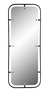 DKD Home Decor Espejo de Hierro y Cristal Negro 73x195 cm