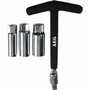 Aeg Llave para bujías 16-18-21mm con doble rótula