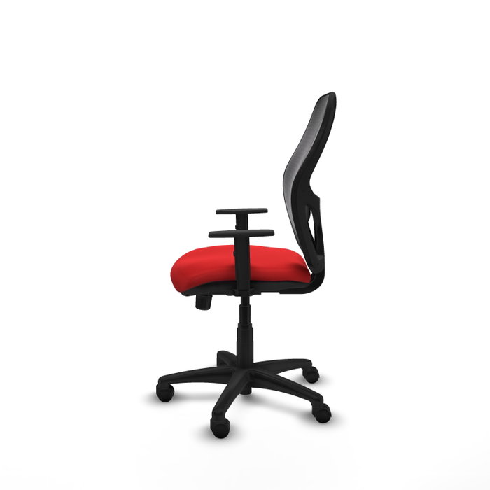 PIQUERAS Y CRESPO Silla de oficina Alocén Sincro Rojo y Negro