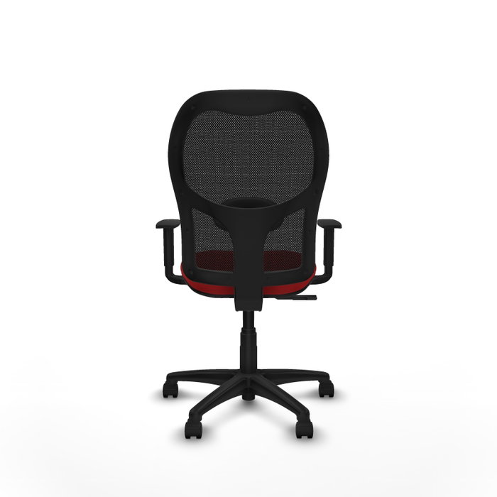 PIQUERAS Y CRESPO Silla de oficina Alocén Sincro Rojo y Negro