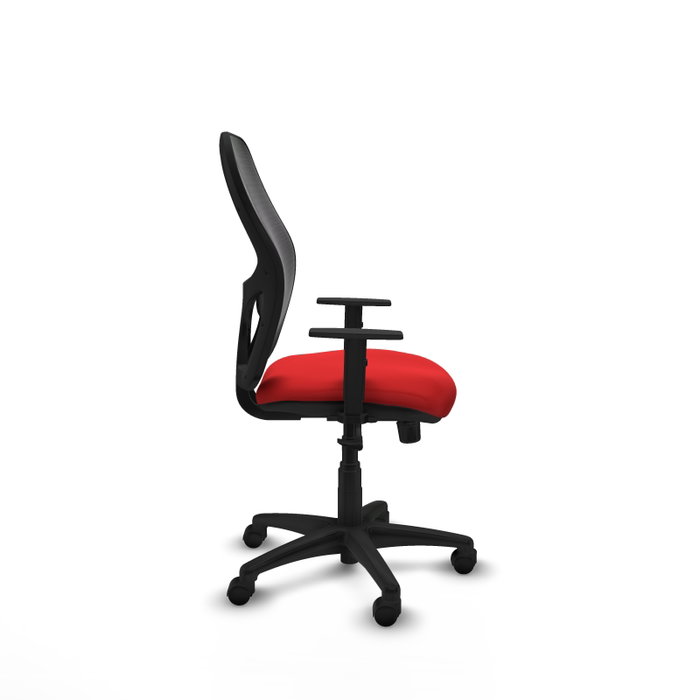PIQUERAS Y CRESPO Silla de oficina Alocén Sincro Rojo y Negro