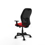 PIQUERAS Y CRESPO Silla de oficina Alocén Sincro Rojo y Negro