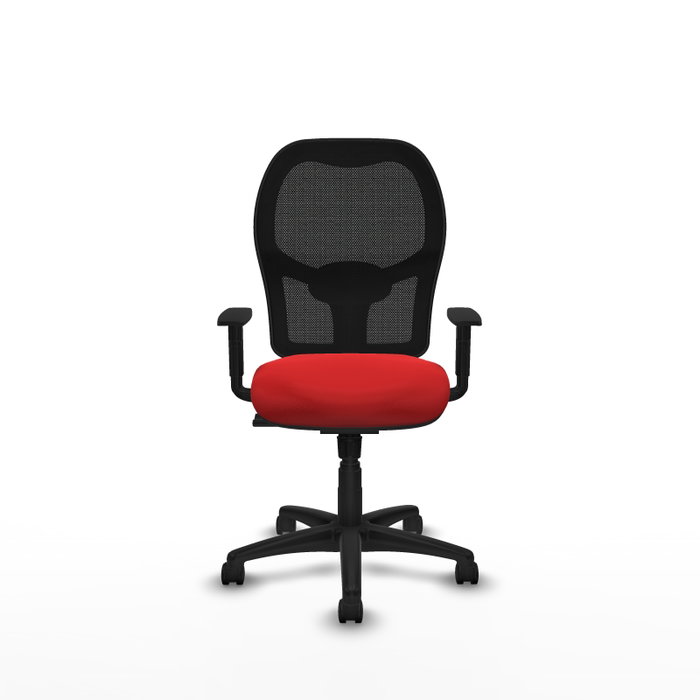 PIQUERAS Y CRESPO Silla de oficina Alocén Sincro Rojo y Negro