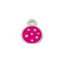 Placa identificativa para collar Imarc PetScribe Passion Rosa Plata