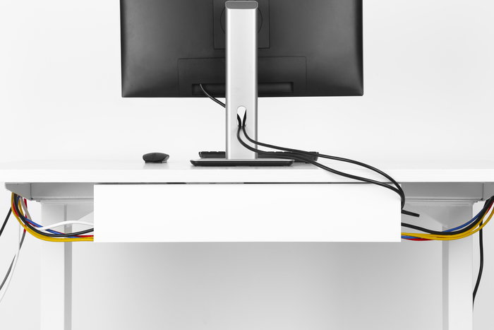 Bandeja Organizador De Cables Para Escritorio