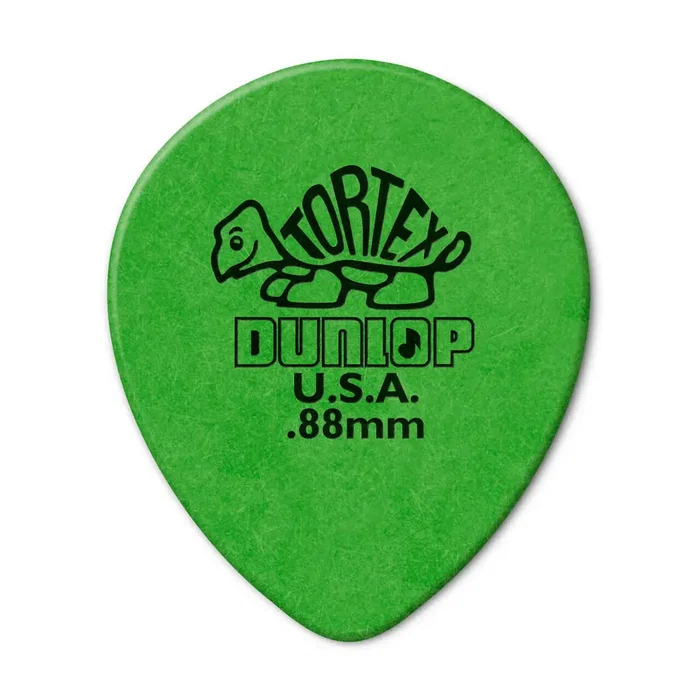 Dunlop 72 Púas Tortex S Verde - 0,88 Mm (Pack)