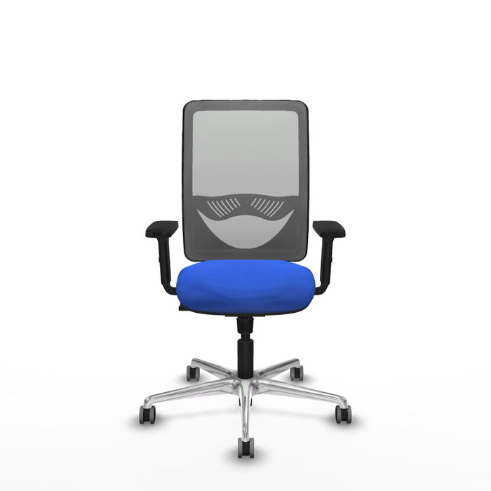 PIQUERAS Y CRESPO Silla de oficina Zulema con mecanismo Sincro, Azul y Gris PIQUERAS Y CRESPO Silla de oficina Zulema con mecanismo Sincro, Azul y Gris