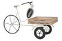 DKD Home Decor Expositor Triciclo Metal y Madera Blanco 151x56x89 cm
