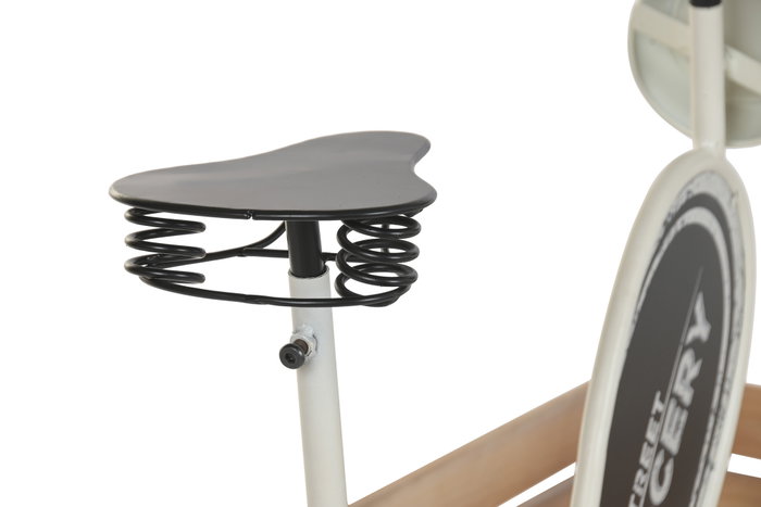 DKD Home Decor Expositor Triciclo Metal y Madera Blanco 151x56x89 cm DKD Home Decor Expositor Triciclo Metal y Madera Blanco 151x56x89 cm