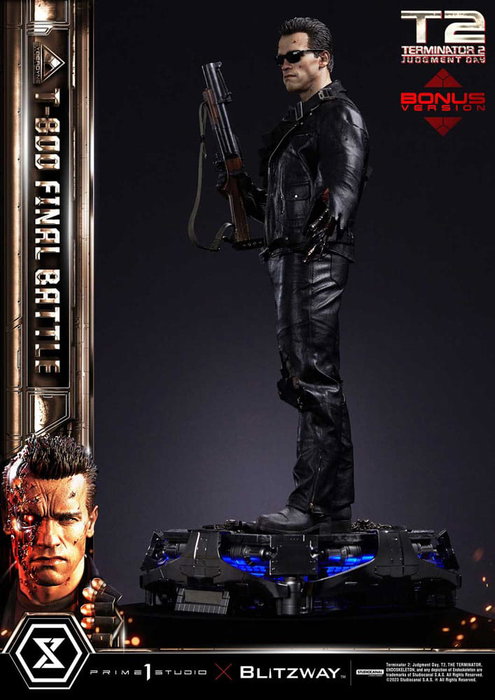 Prime 1 Studio Terminator 2 T-800 Final Battle Deluxe Bonus Version Estatua Museum Masterline 1/3 Prime 1 Studio Terminator 2 T-800 Final Battle Deluxe Bonus Version Estatua Museum Masterline 1/3