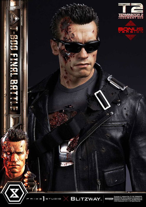 Prime 1 Studio Terminator 2 T-800 Final Battle Deluxe Bonus Version Estatua Museum Masterline 1/3 Prime 1 Studio Terminator 2 T-800 Final Battle Deluxe Bonus Version Estatua Museum Masterline 1/3