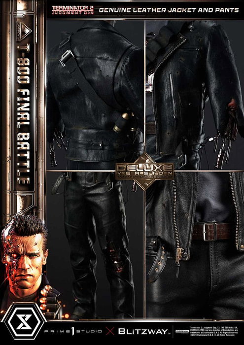 Prime 1 Studio Terminator 2 T-800 Final Battle Deluxe Bonus Version Estatua Museum Masterline 1/3 Prime 1 Studio Terminator 2 T-800 Final Battle Deluxe Bonus Version Estatua Museum Masterline 1/3