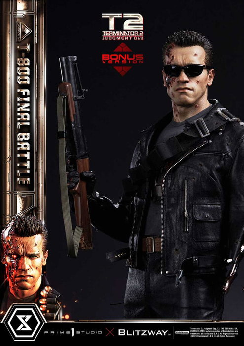Prime 1 Studio Terminator 2 T-800 Final Battle Deluxe Bonus Version Estatua Museum Masterline 1/3 Prime 1 Studio Terminator 2 T-800 Final Battle Deluxe Bonus Version Estatua Museum Masterline 1/3