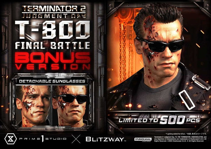 Prime 1 Studio Terminator 2 T-800 Final Battle Deluxe Bonus Version Estatua Museum Masterline 1/3 Prime 1 Studio Terminator 2 T-800 Final Battle Deluxe Bonus Version Estatua Museum Masterline 1/3