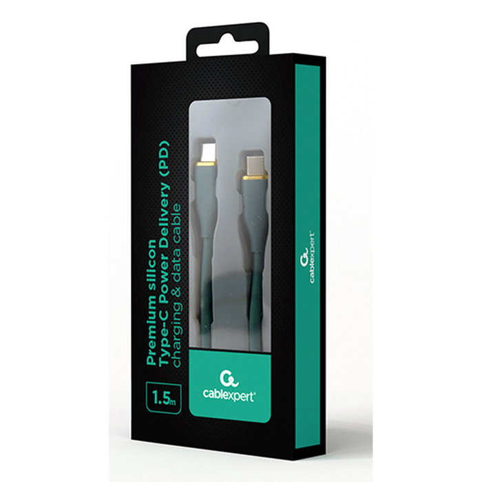 Gembird Cable USB 2.0 Tipo-C a Tipo-C 1,5 m Verde