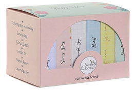 DKD Home Decor Set de 120 Conos de Incienso Aroma Floral