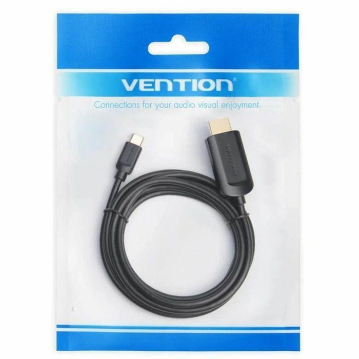Vention Cable Conversor USB Tipo-C a HDMI 1.4 4K 1m Negro Vention Cable Conversor USB Tipo-C a HDMI 1.4 4K 1m Negro