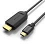 Vention Cable Conversor HDMI 1.4 4K USB Tipo-C Macho a HDMI Macho 1m Negro
