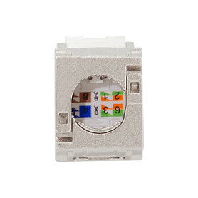 LogiLink Keystone jack Cat.6A STP con tapa contra el polvo, 24 piezas