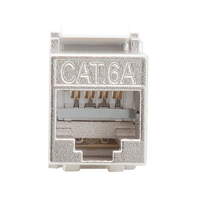 LogiLink Keystone jack Cat.6A STP con tapa contra el polvo, 24 piezas