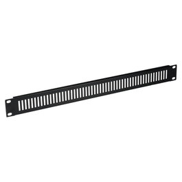EFB Elektronik Tapa ciega 19 pol 1HE perforada Negro