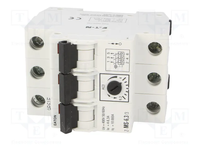 EATON ELECTRIC Z-MS-6,3/3 Interruptor motorizado 2,2kW 220÷440VAC
