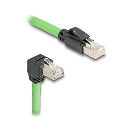 DeLOCK Cable de Red Cat.6A RJ45 Macho a Macho SF/UTP 2 m Verde