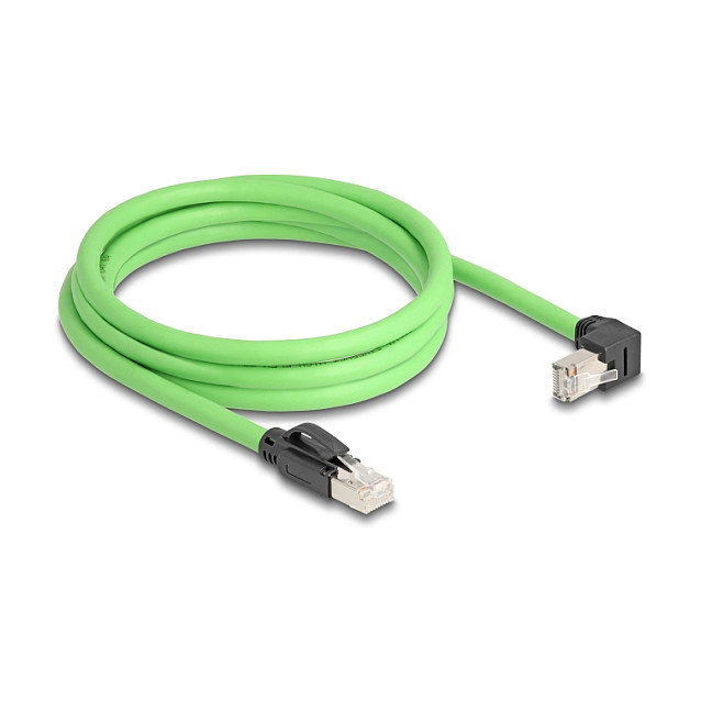 DeLOCK Cable de Red Cat.6A RJ45 Macho a Macho SF/UTP 2 m Verde