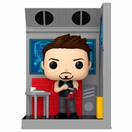 Funko POP Nooks Figura Tony Stark in His Workshop Marvel Figura Coleccionable 11.4cm