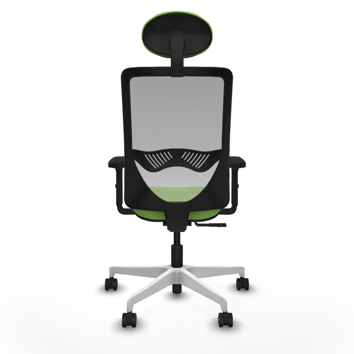 PIQUERAS Y CRESPO Silla de oficina Zulema con mecanismo Sincro, Tela Pistacho y Malla Gris PIQUERAS Y CRESPO Silla de oficina Zulema con mecanismo Sincro, Tela Pistacho y Malla Gris