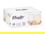 Vivalto Vaso de Borosilicato para Refresco 325 ml Transparente 8x8x11 cm (Set de 24)