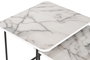 DKD Home Decor Set de 2 Mesitas Auxiliares Simil Mármol