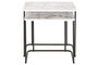 DKD Home Decor Set de 2 Mesitas Auxiliares Simil Mármol