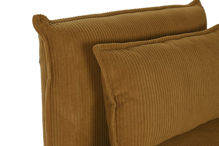 DKD Home Decor Sofá Cama Scandi Mostaza 85 x 70 x 83 cm